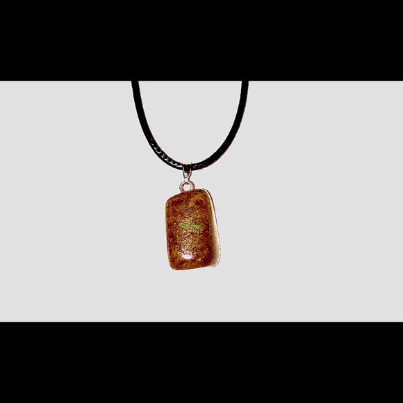 Jasper Pendant Necklace - Picture 1 of 3